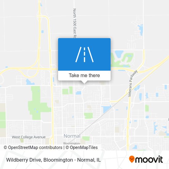 Wildberry Drive map