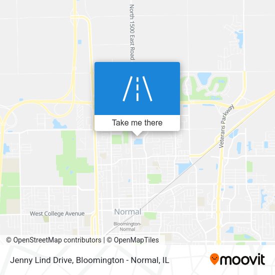 Mapa de Jenny Lind Drive