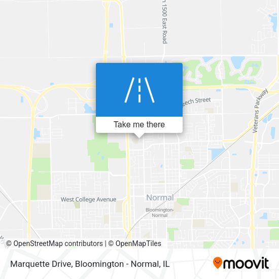 Mapa de Marquette Drive