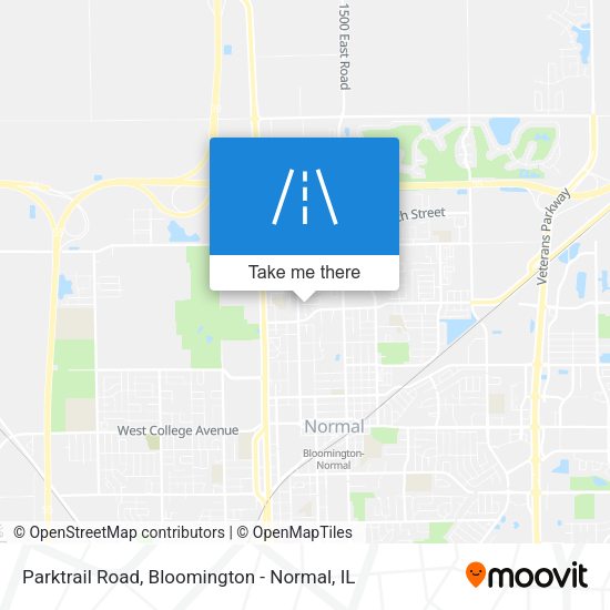 Parktrail Road map