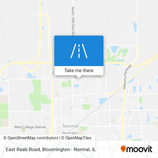 Mapa de East Raab Road