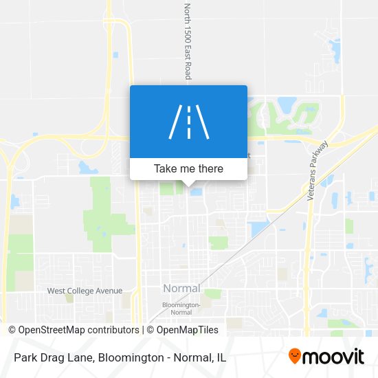 Park Drag Lane map