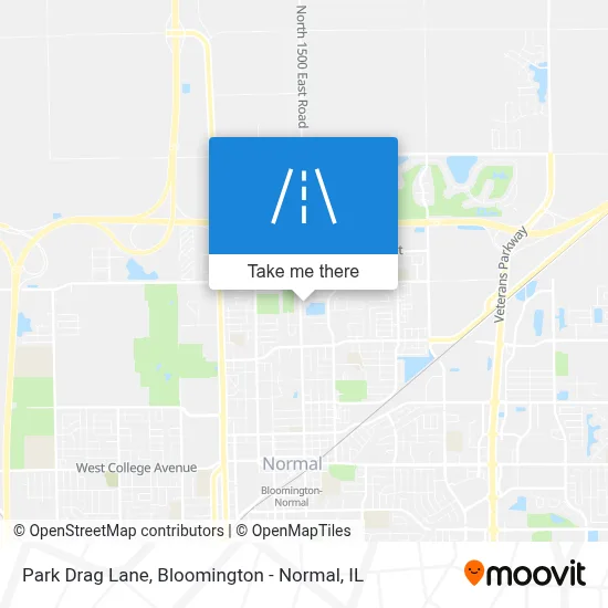 Park Drag Lane map