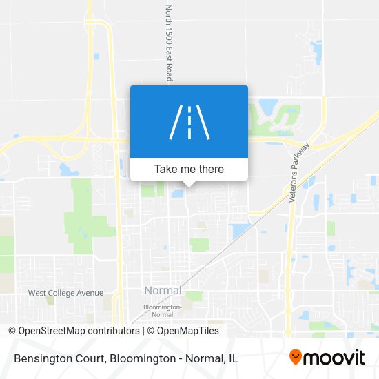 Bensington Court map