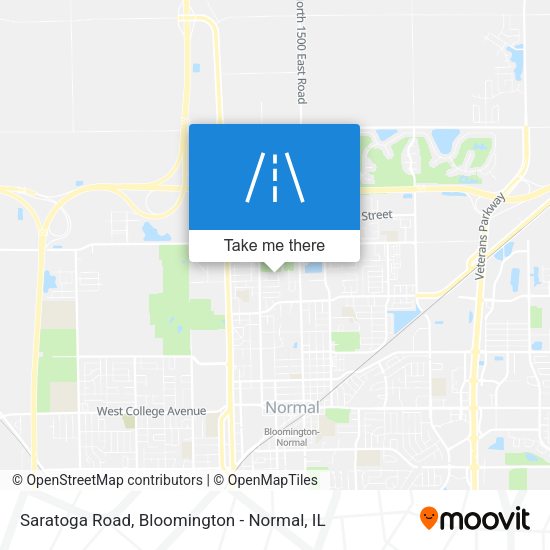 Mapa de Saratoga Road
