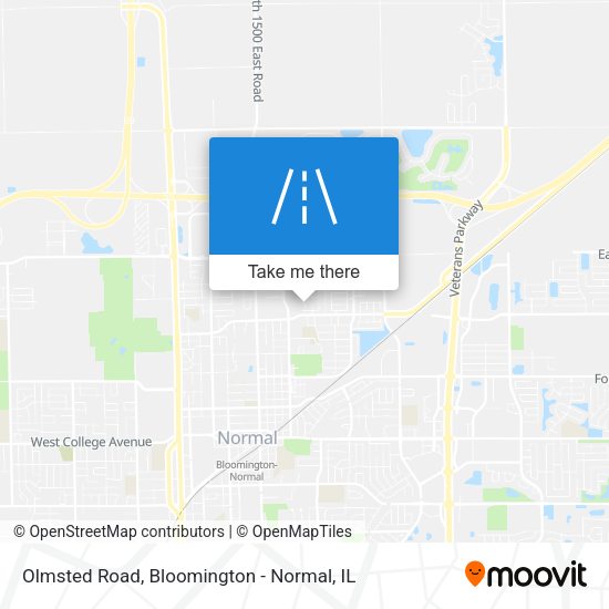 Olmsted Road map