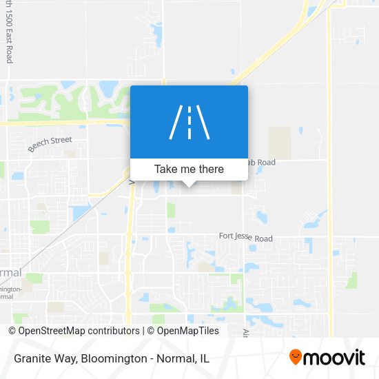 Granite Way map