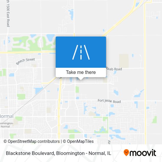 Blackstone Boulevard map