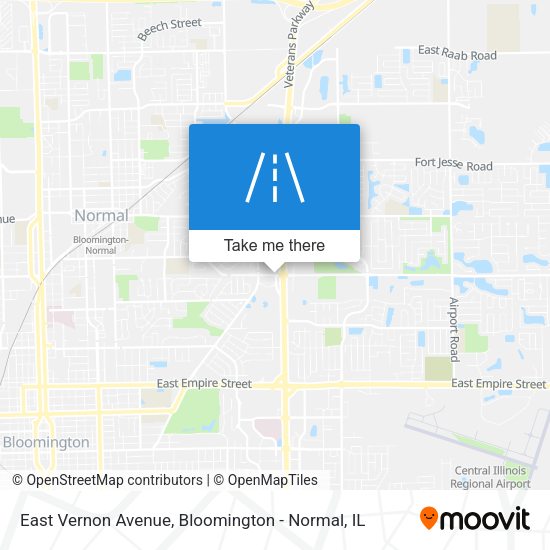 Mapa de East Vernon Avenue