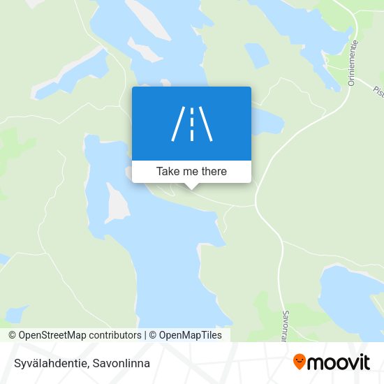 Syvälahdentie map