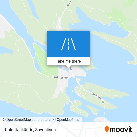 Kolmitähkäntie map