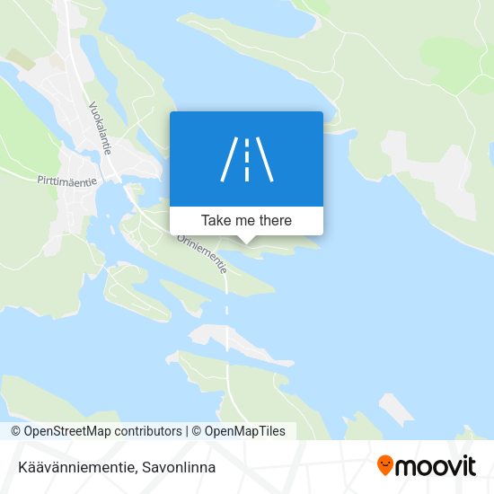 Käävänniementie map
