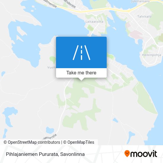 Pihlajaniemen Pururata map