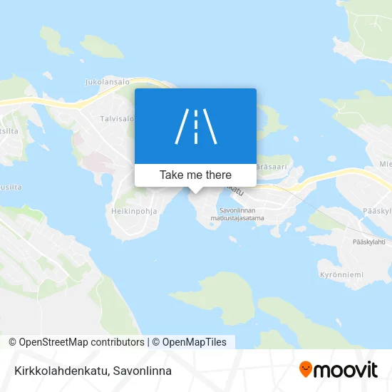 Kirkkolahdenkatu map