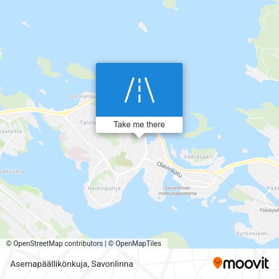 Asemapäällikönkuja map
