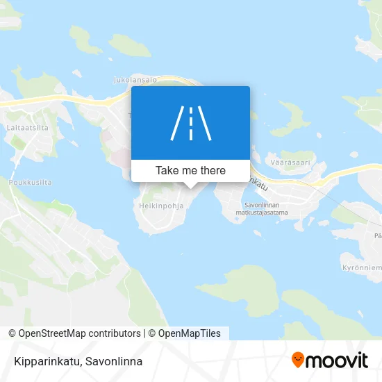 Kipparinkatu map