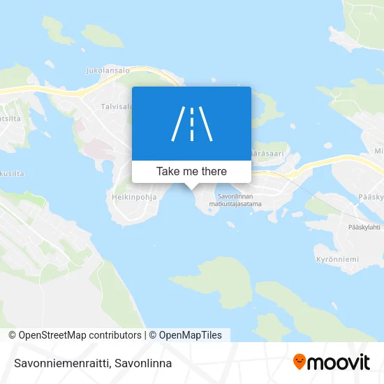 Savonniemenraitti map
