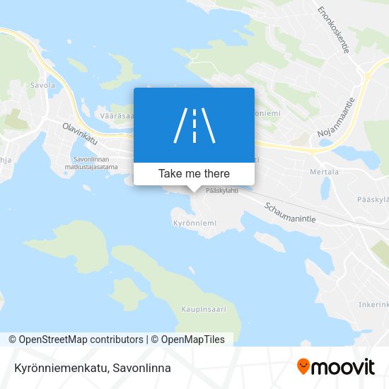 Kyrönniemenkatu map