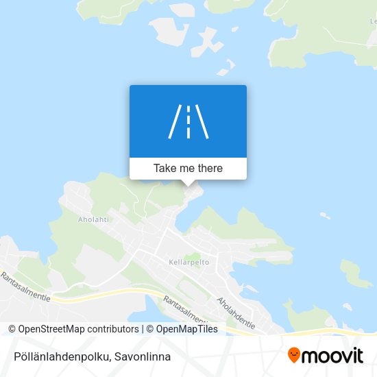 Pöllänlahdenpolku map