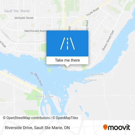 Riverside Drive map