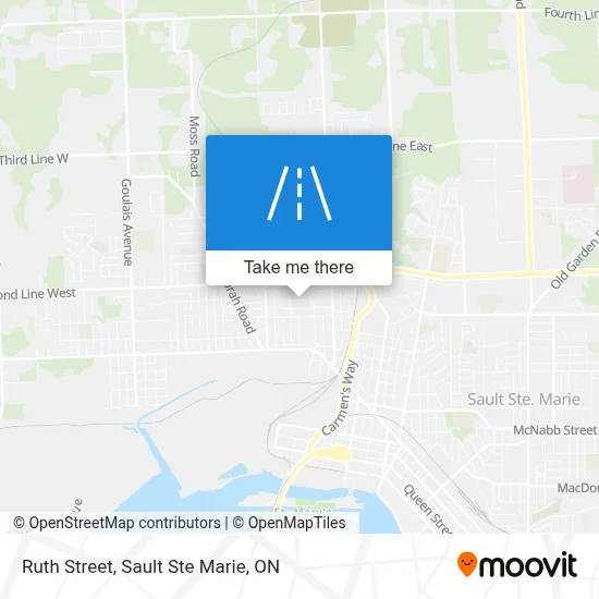 Ruth Street map