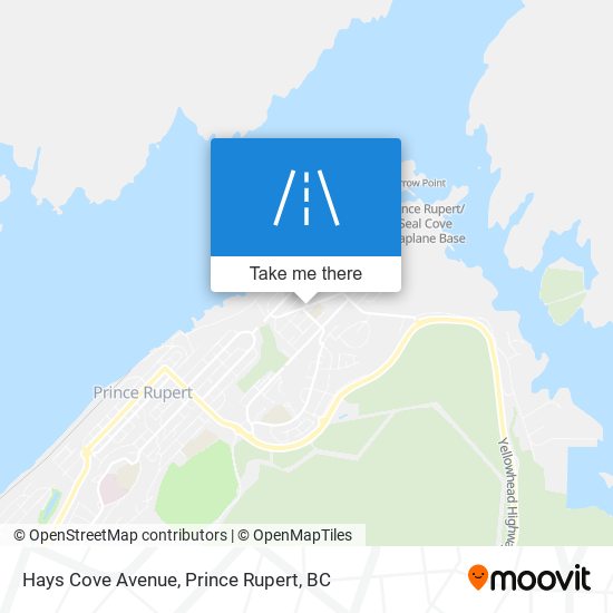 Hays Cove Avenue map