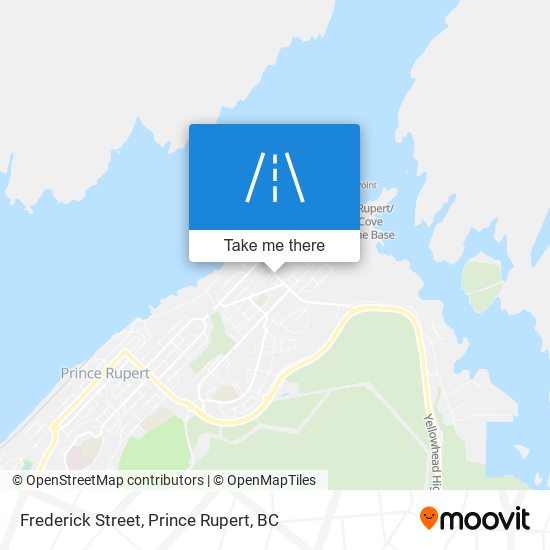 Frederick Street map