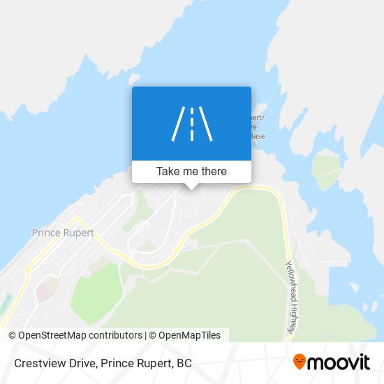 Crestview Drive map