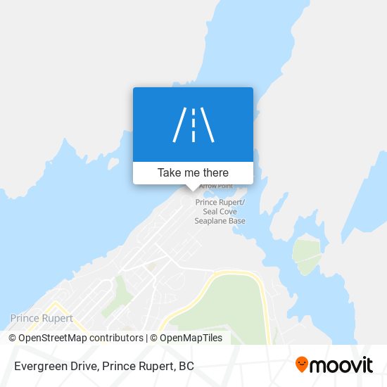 Evergreen Drive map