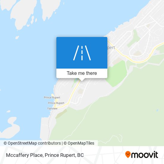 Mccaffery Place map