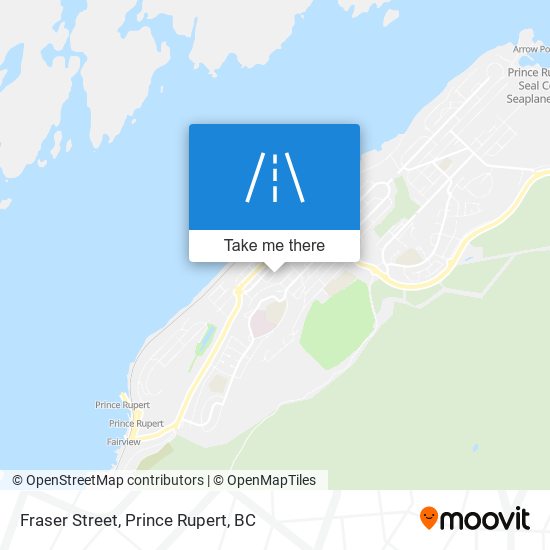 Fraser Street map