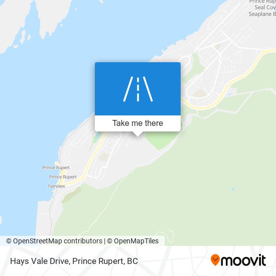 Hays Vale Drive map