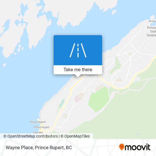 Wayne Place map