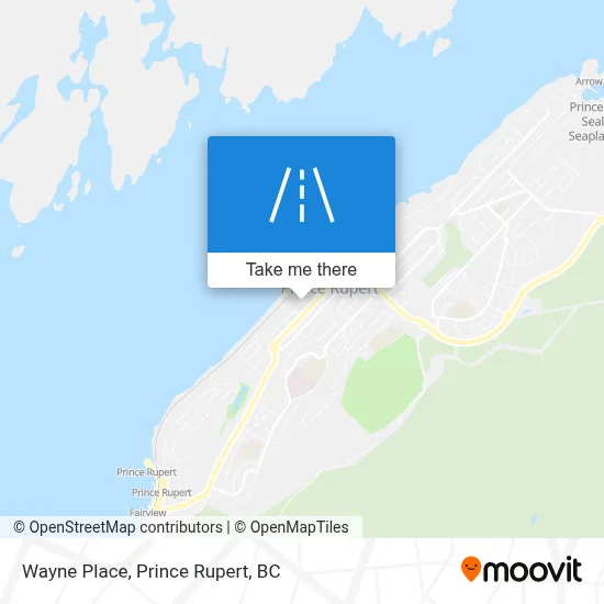 Wayne Place map