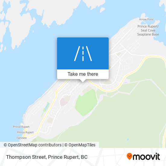 Thompson Street map