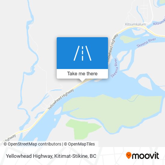 Yellowhead Highway map