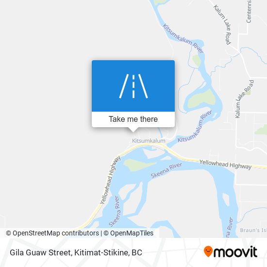 Gila Guaw Street map