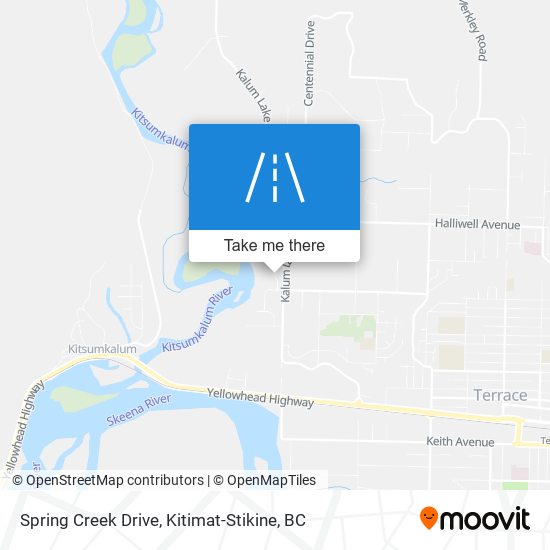 Spring Creek Drive map