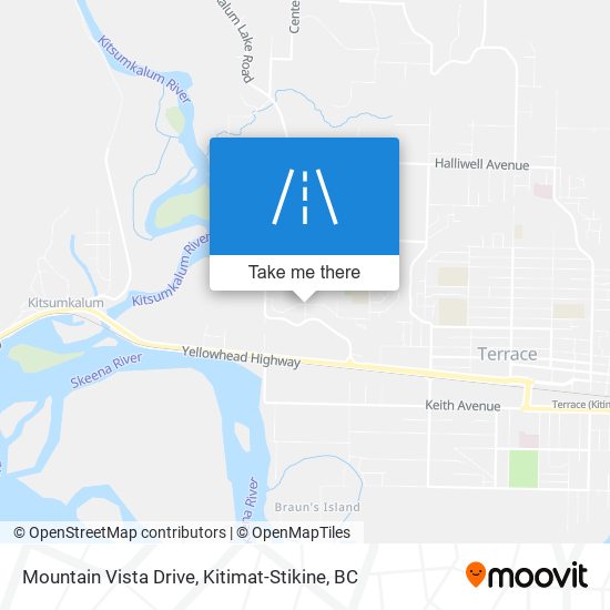 Mountain Vista Drive map