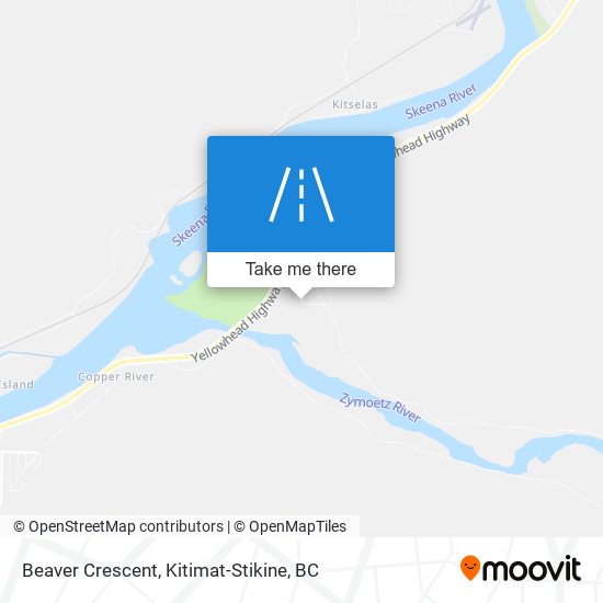 Beaver Crescent map