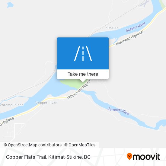 Copper Flats Trail map