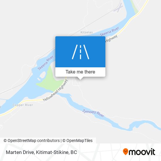 Marten Drive map