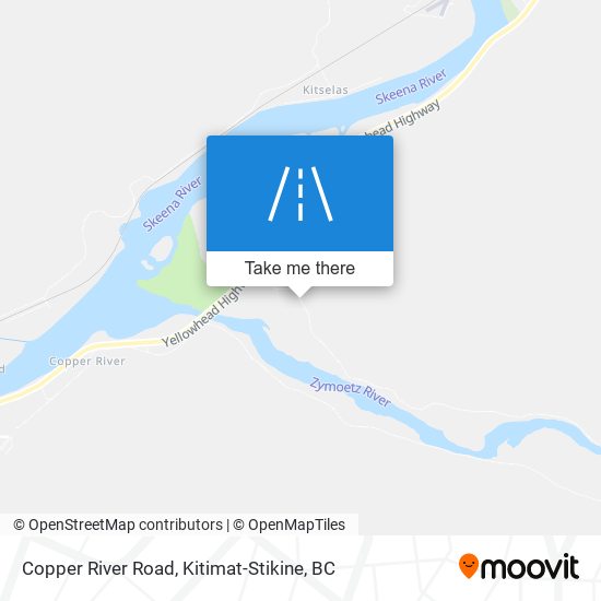 Copper River Road map