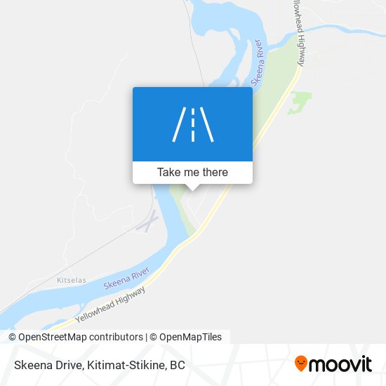 Skeena Drive map