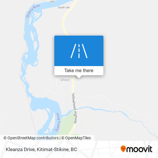 Kleanza Drive map