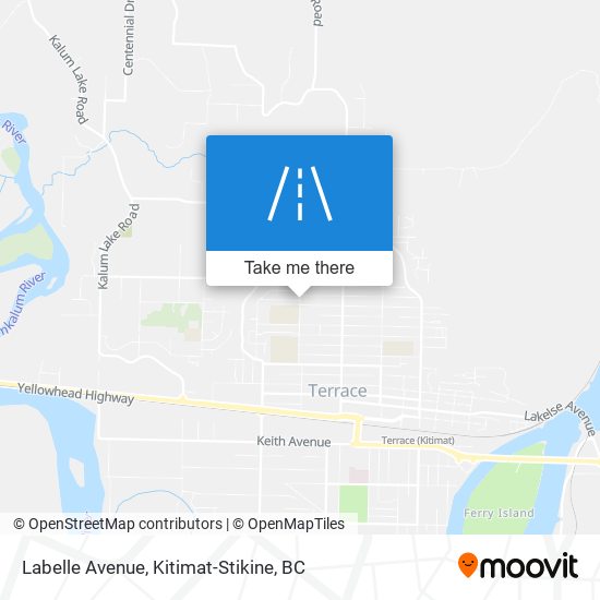 Labelle Avenue map