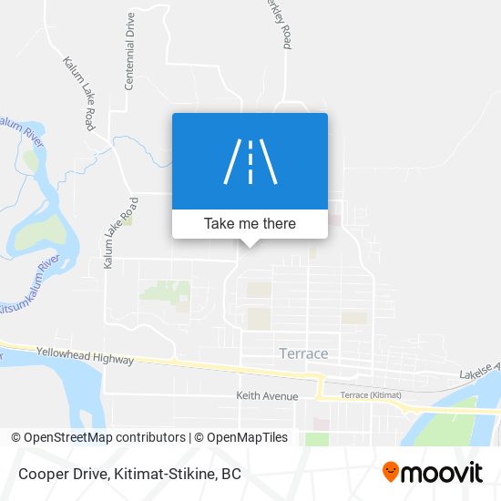 Cooper Drive map