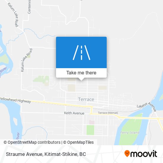 Straume Avenue map