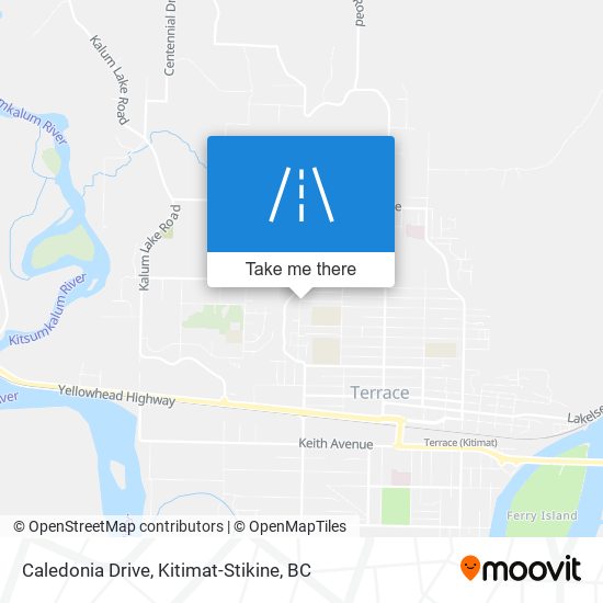 Caledonia Drive map