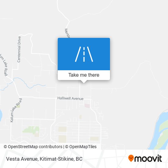 Vesta Avenue map